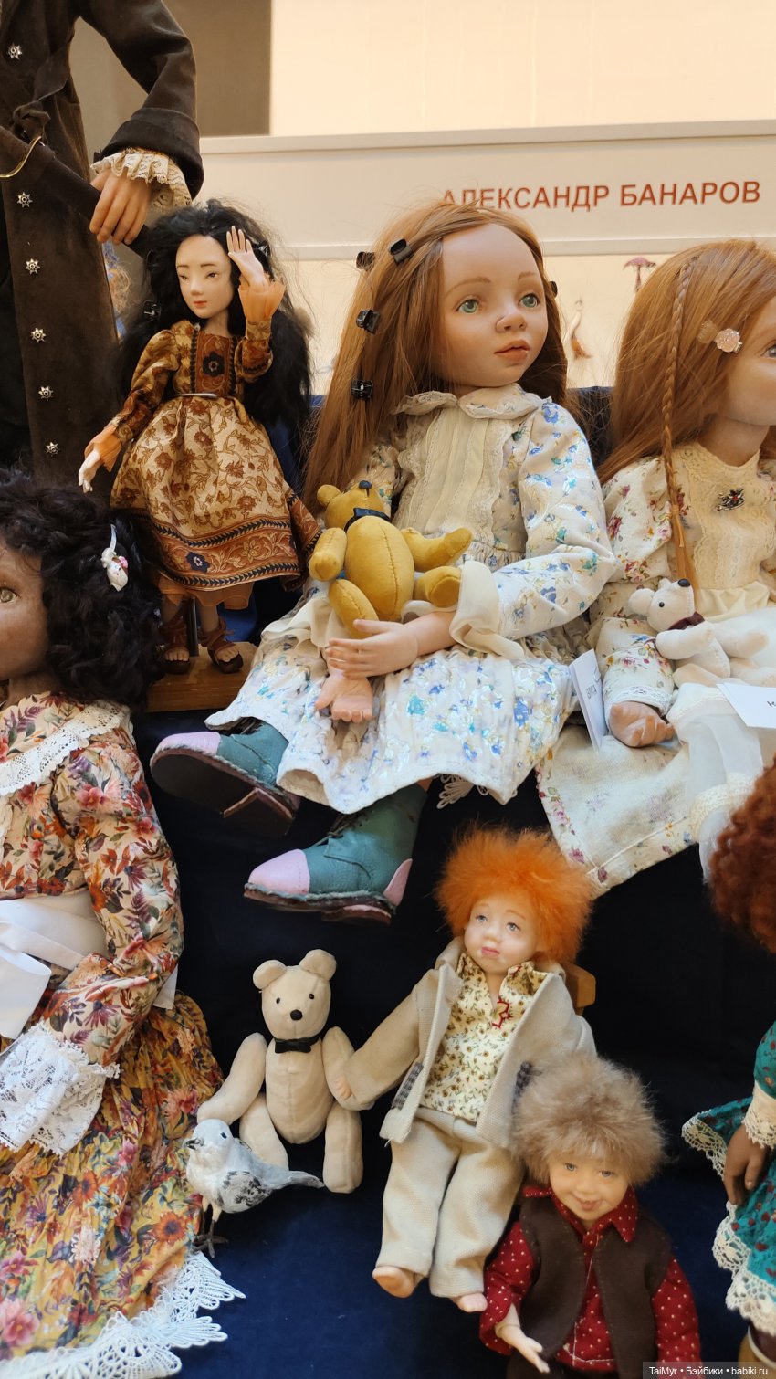 Выставка авторских кукол и мишек Тедди в Санкт Петербурге часть 2