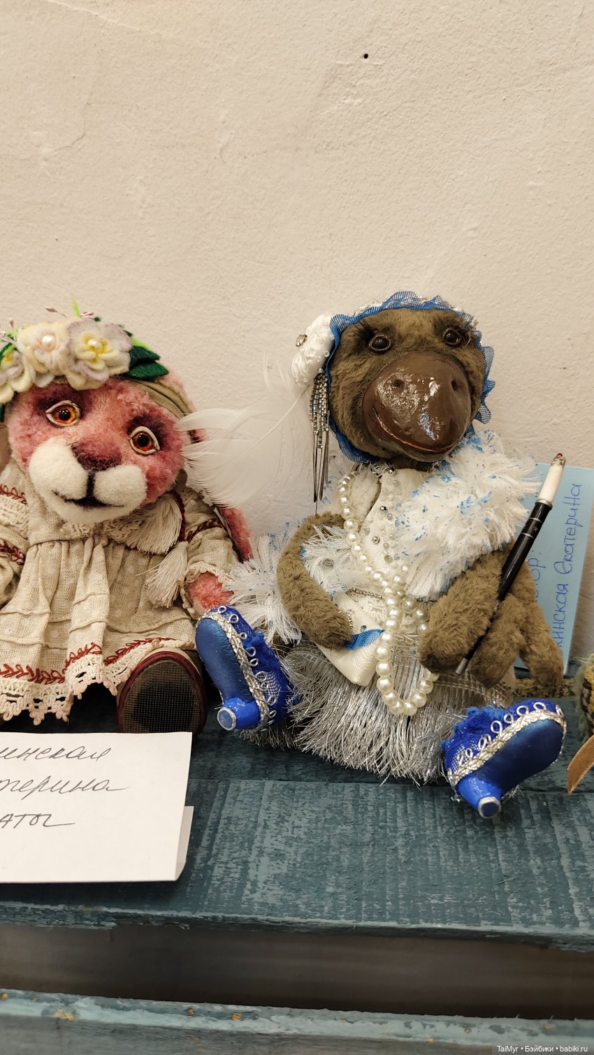 Выставка авторских кукол и мишек Тедди в Санкт Петербурге часть 2
