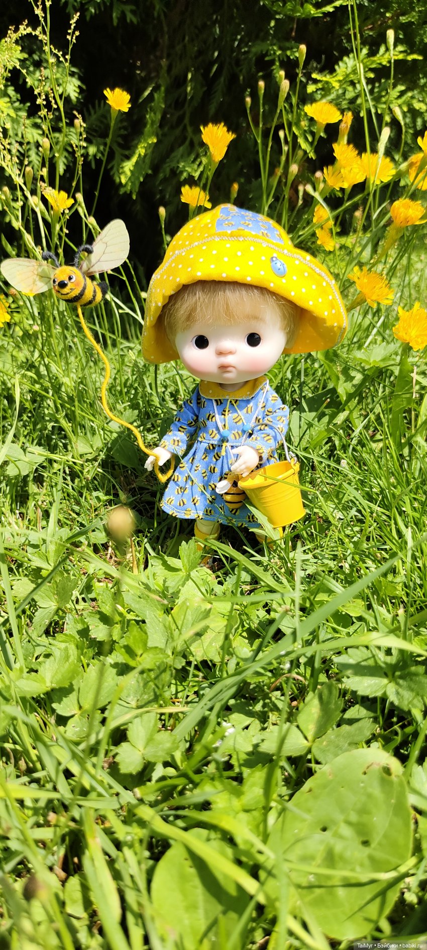 Китти в отпуске — Куклы Qbaby (Кьюбейби) Rodgerdoll: для тела Ob11 (фото 3)