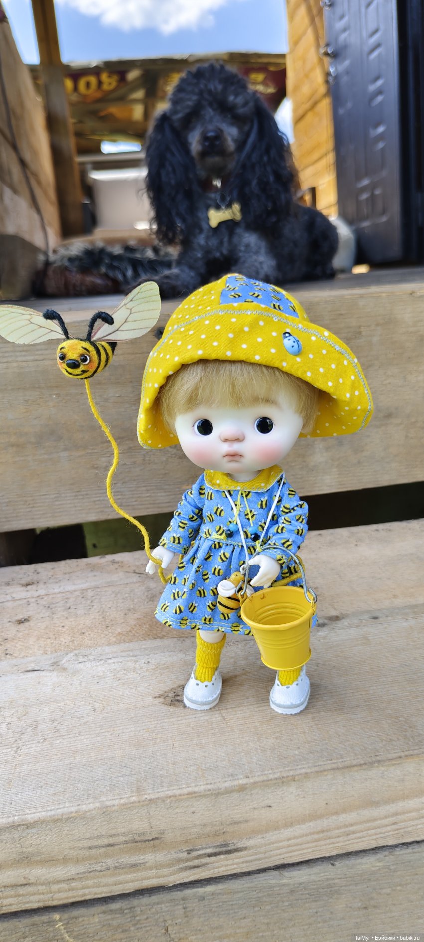 Китти в отпуске — Куклы Qbaby (Кьюбейби) Rodgerdoll: для тела Ob11 (фото 2)