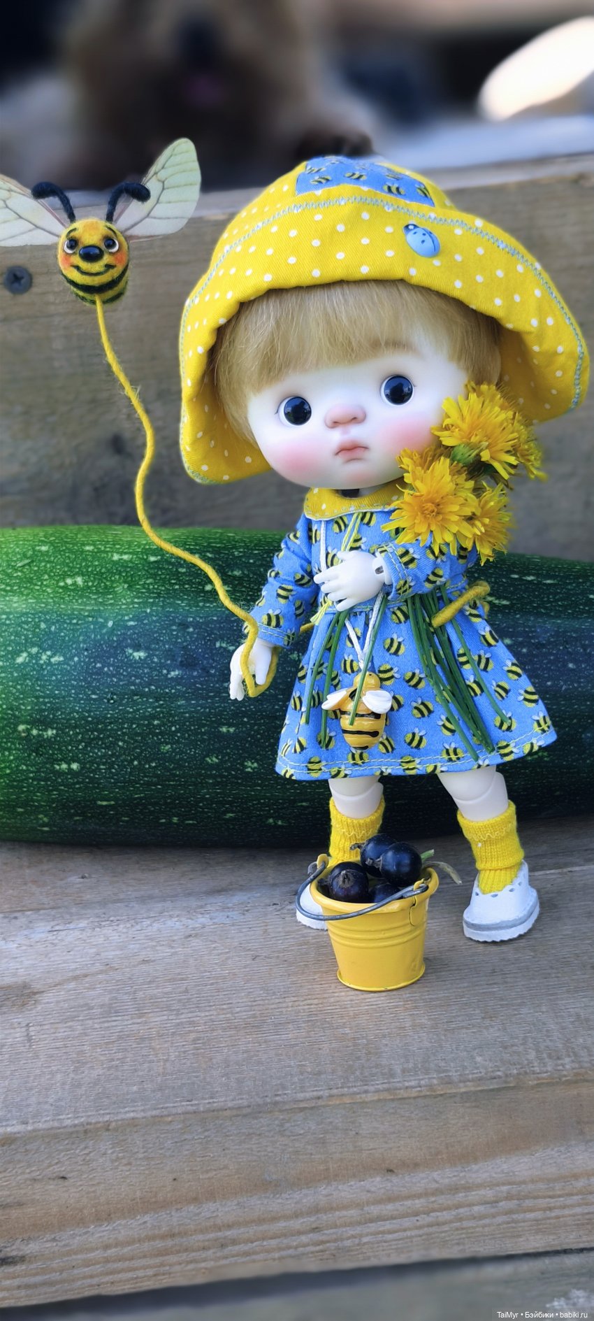 Китти в отпуске — Куклы Qbaby (Кьюбейби) Rodgerdoll: для тела Ob11 (фото 7)