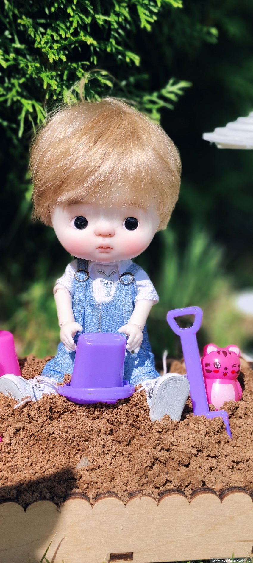 Малышка Китти отдыхает на даче (фото 2)