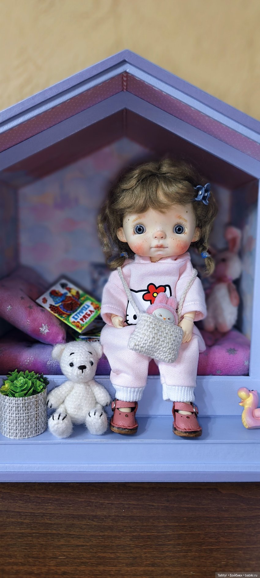 Румбокс для Принцессы — Авторские игрушки из разных материалов: синельная проволока