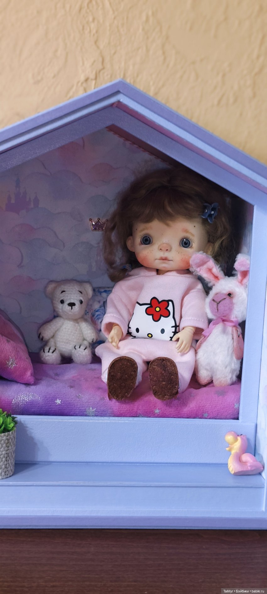 Румбокс для Принцессы — Авторские игрушки из разных материалов: синельная проволока