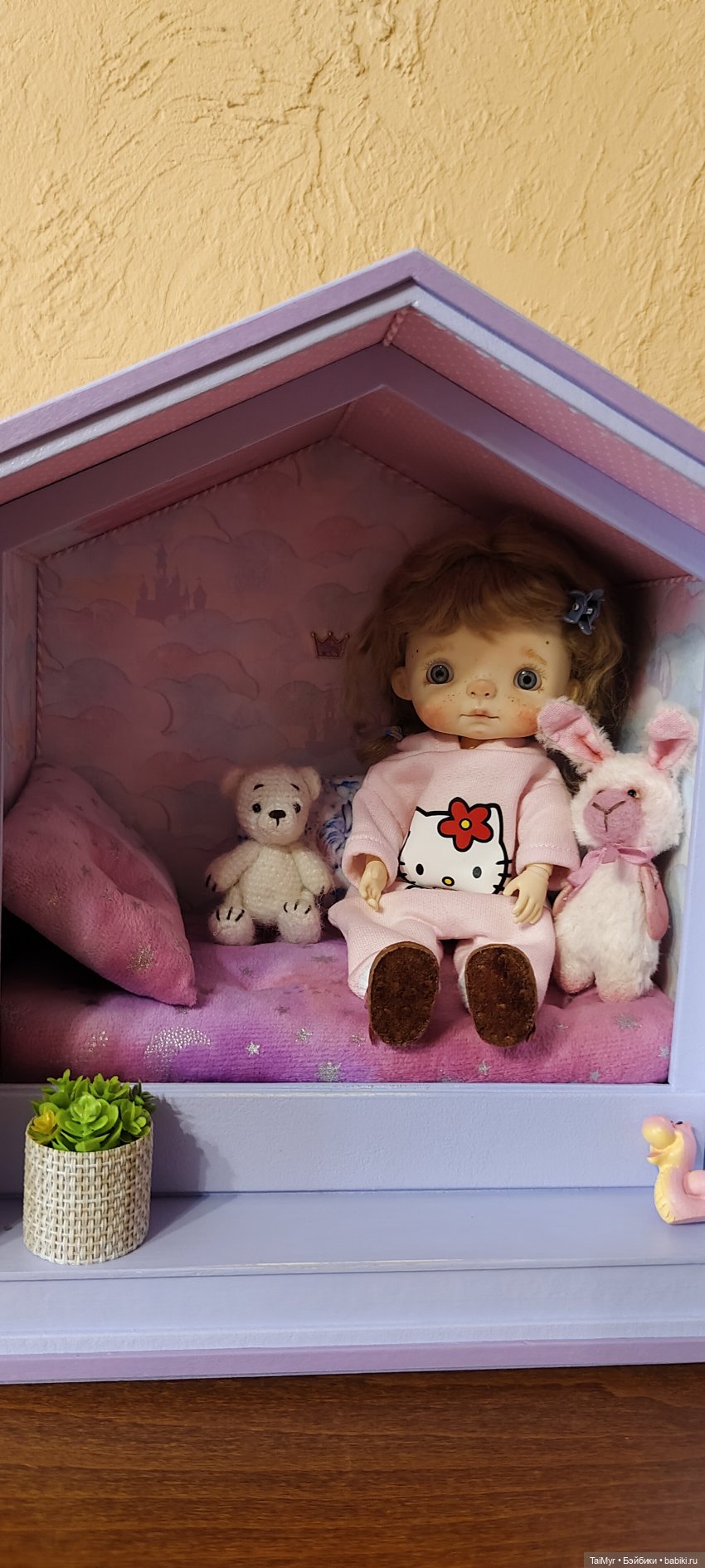 Румбокс для Принцессы — Авторские игрушки из разных материалов: синельная проволока