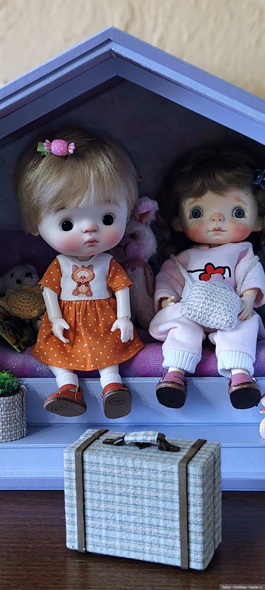 Чемодан с Доллскар — Куклы Qbaby (Кьюбейби) Rodgerdoll: для тела Ob11 (фото 2)