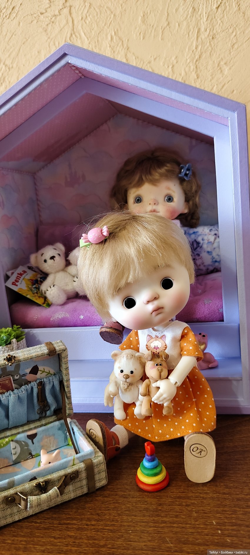 Чемодан с Доллскар — Куклы Qbaby (Кьюбейби) Rodgerdoll: для тела Ob11