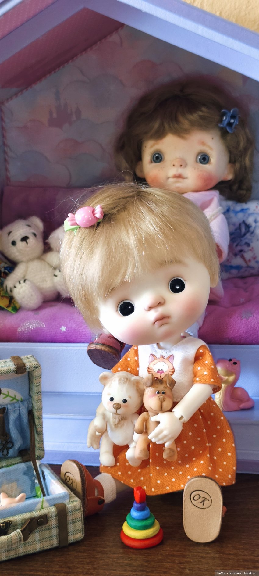 Чемодан с Доллскар — Куклы Qbaby (Кьюбейби) Rodgerdoll: для тела Ob11