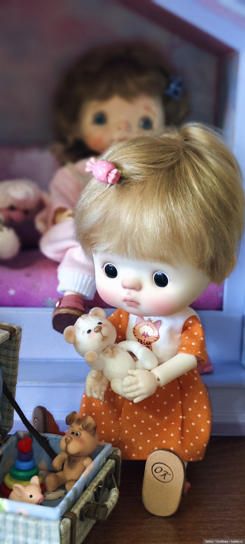 Чемодан с Доллскар — Куклы Qbaby (Кьюбейби) Rodgerdoll: для тела Ob11
