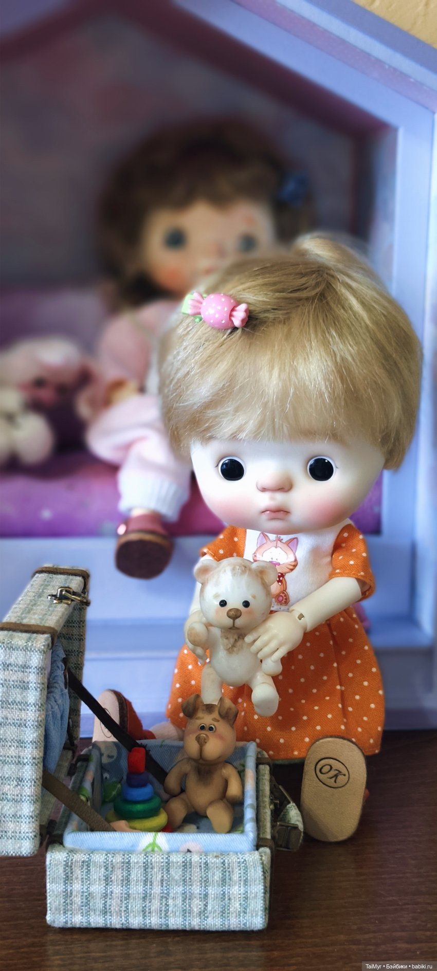 Чемодан с Доллскар — Куклы Qbaby (Кьюбейби) Rodgerdoll: для тела Ob11