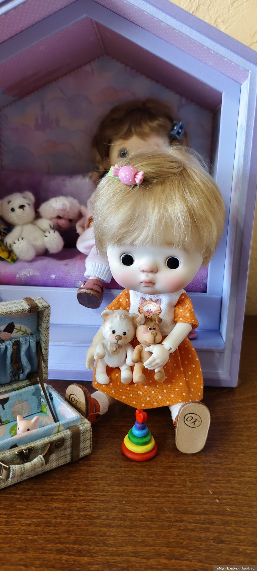 Чемодан с Доллскар — Куклы Qbaby (Кьюбейби) Rodgerdoll: для тела Ob11