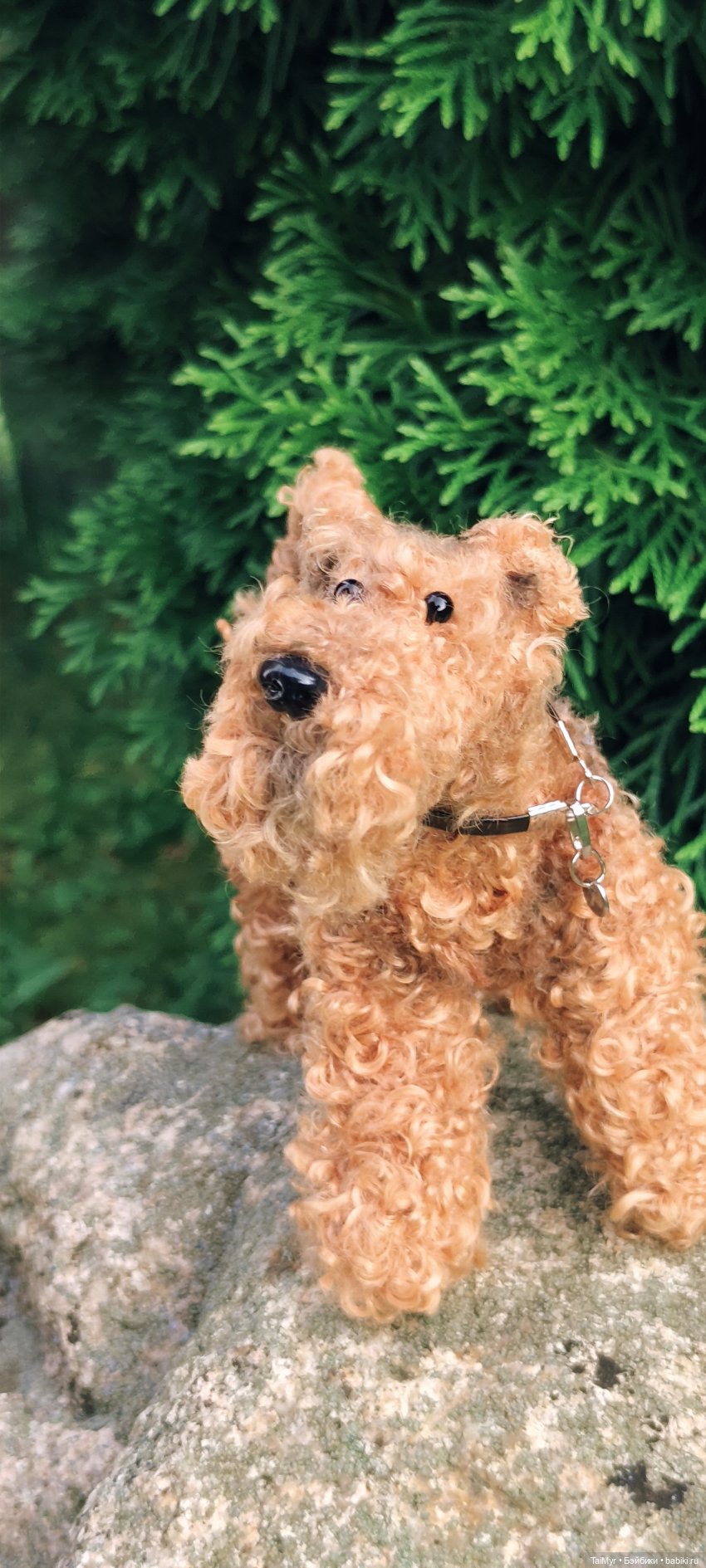 Рекс отдыхает на даче — Авторские игрушки из разных материалов: синельная проволока