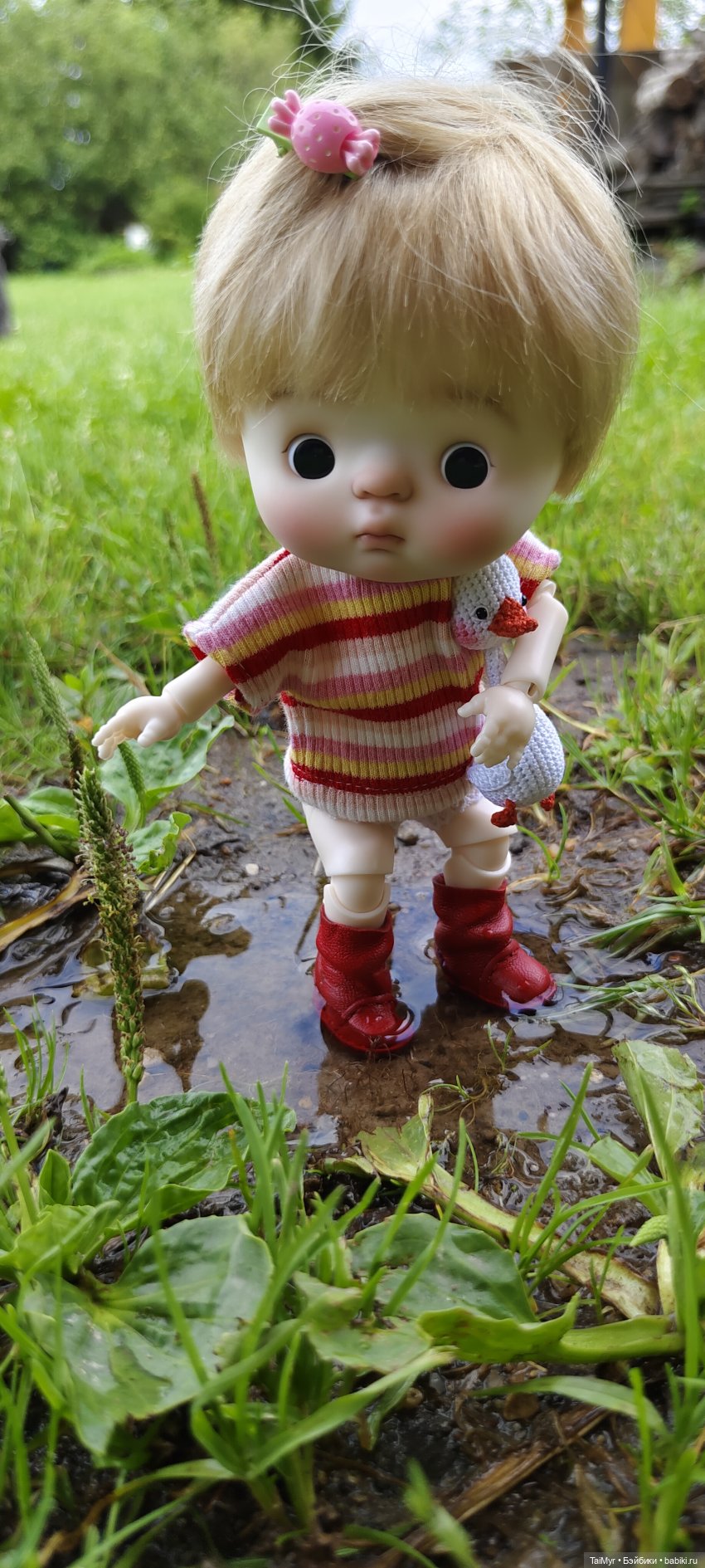 Китти на даче — Куклы Qbaby (Кьюбейби) Rodgerdoll: для тела Ob11 (фото 3)