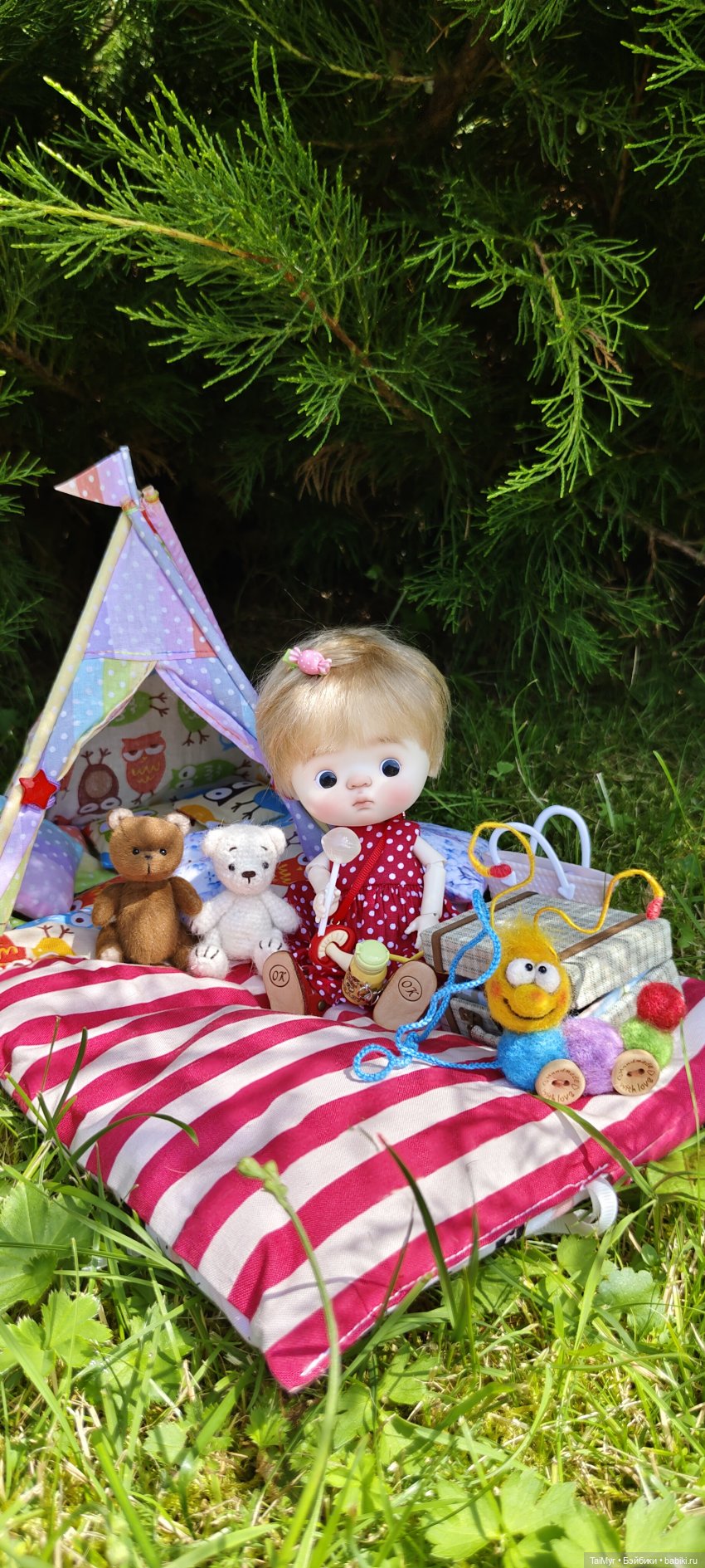 Китти на даче — Куклы Qbaby (Кьюбейби) Rodgerdoll: для тела Ob11