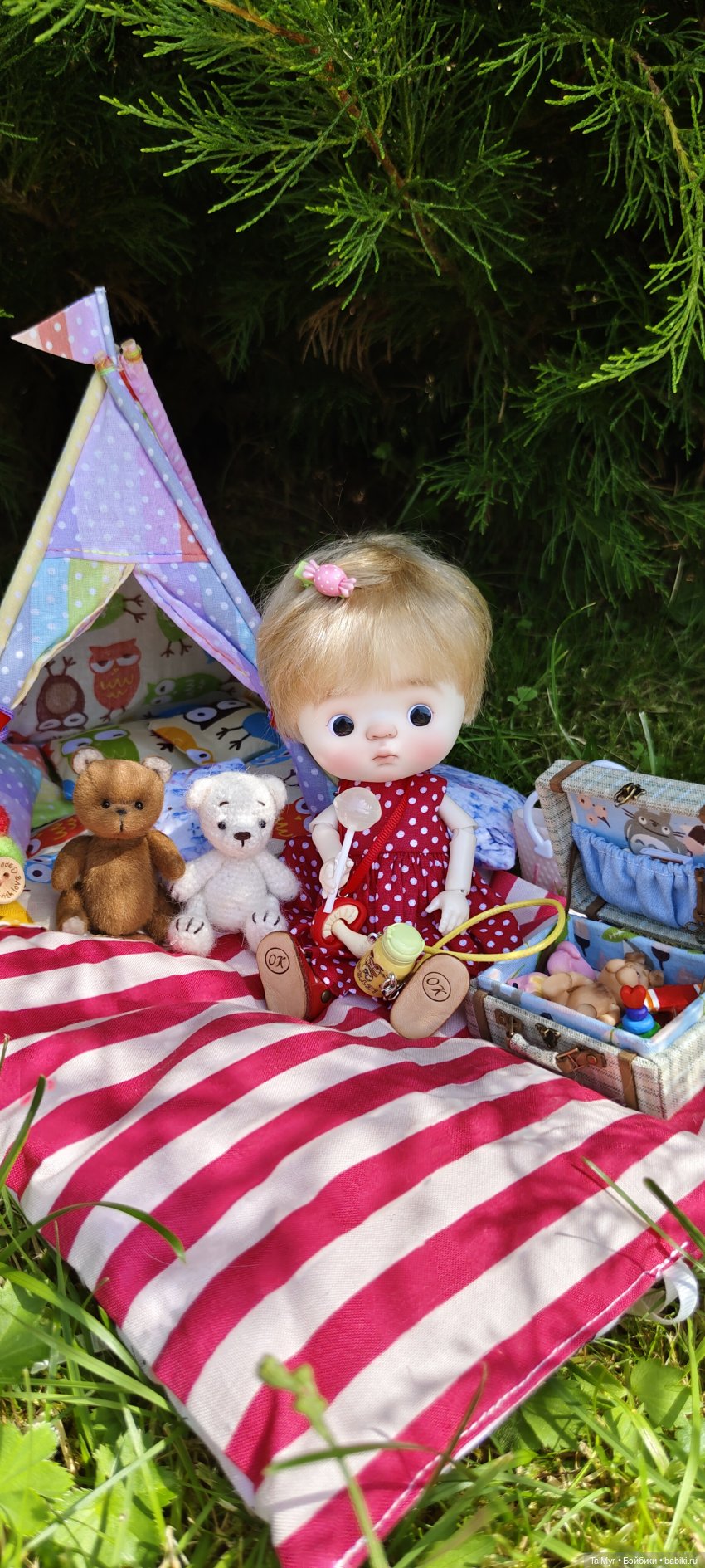 Китти на даче — Куклы Qbaby (Кьюбейби) Rodgerdoll: для тела Ob11