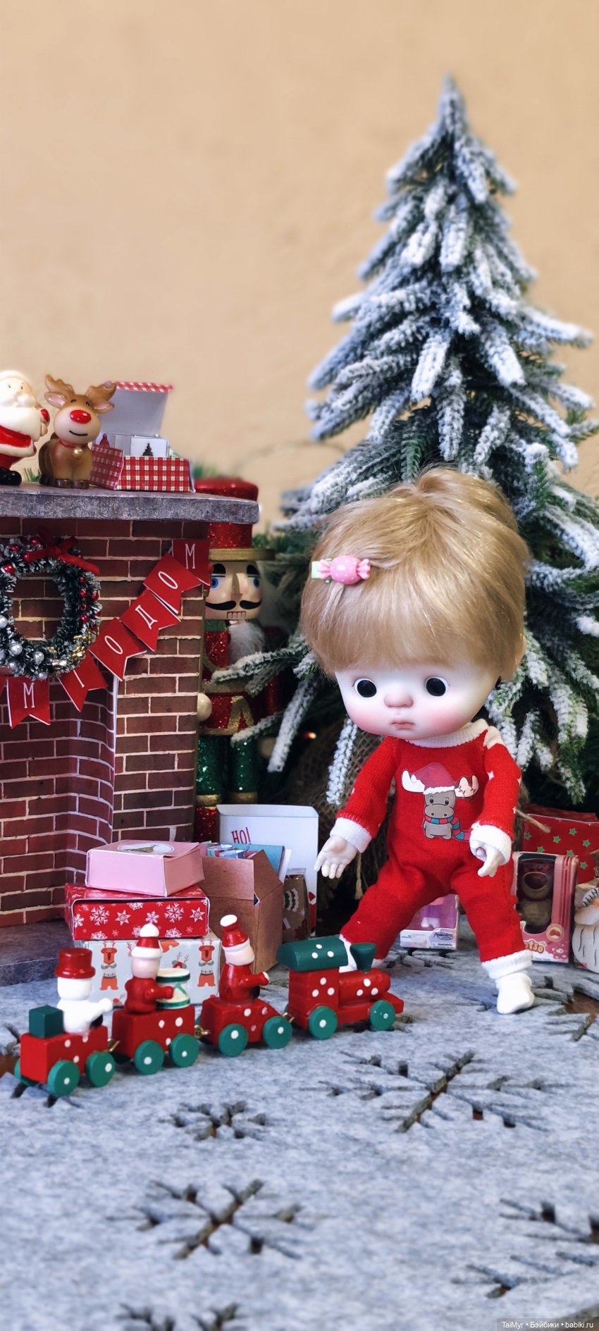 Новогодние подарки — Куклы Qbaby (Кьюбейби) Rodgerdoll: для тела Ob11 (фото 6)