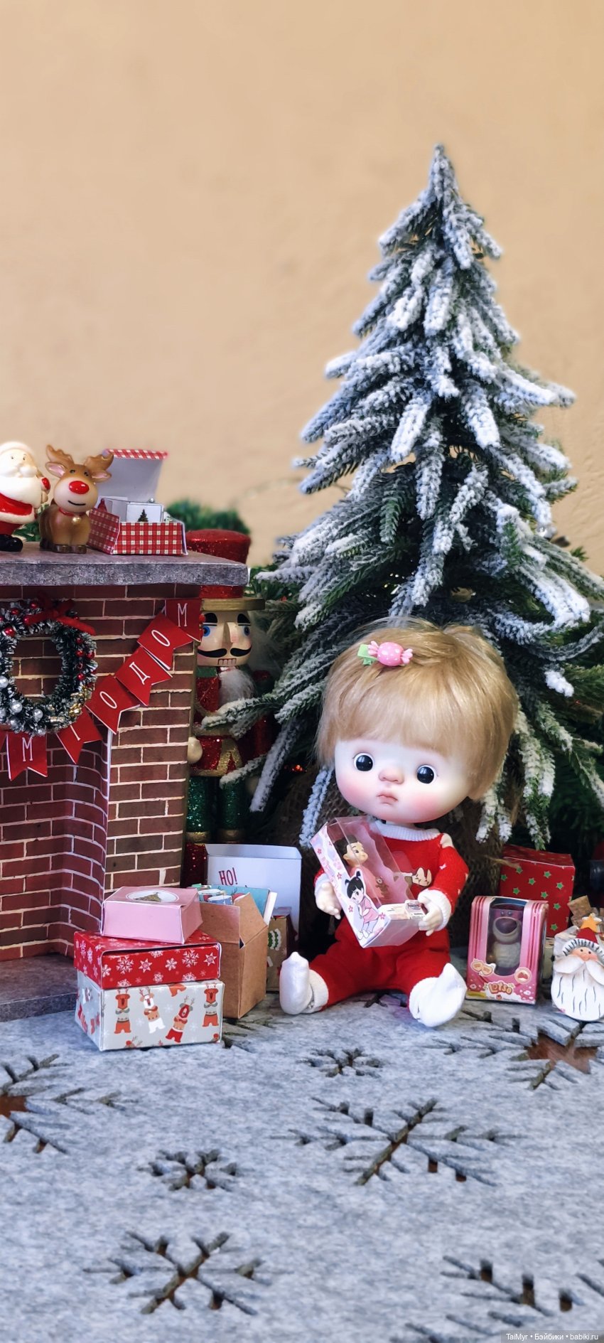 Новогодние подарки — Куклы Qbaby (Кьюбейби) Rodgerdoll: для тела Ob11 (фото 5)