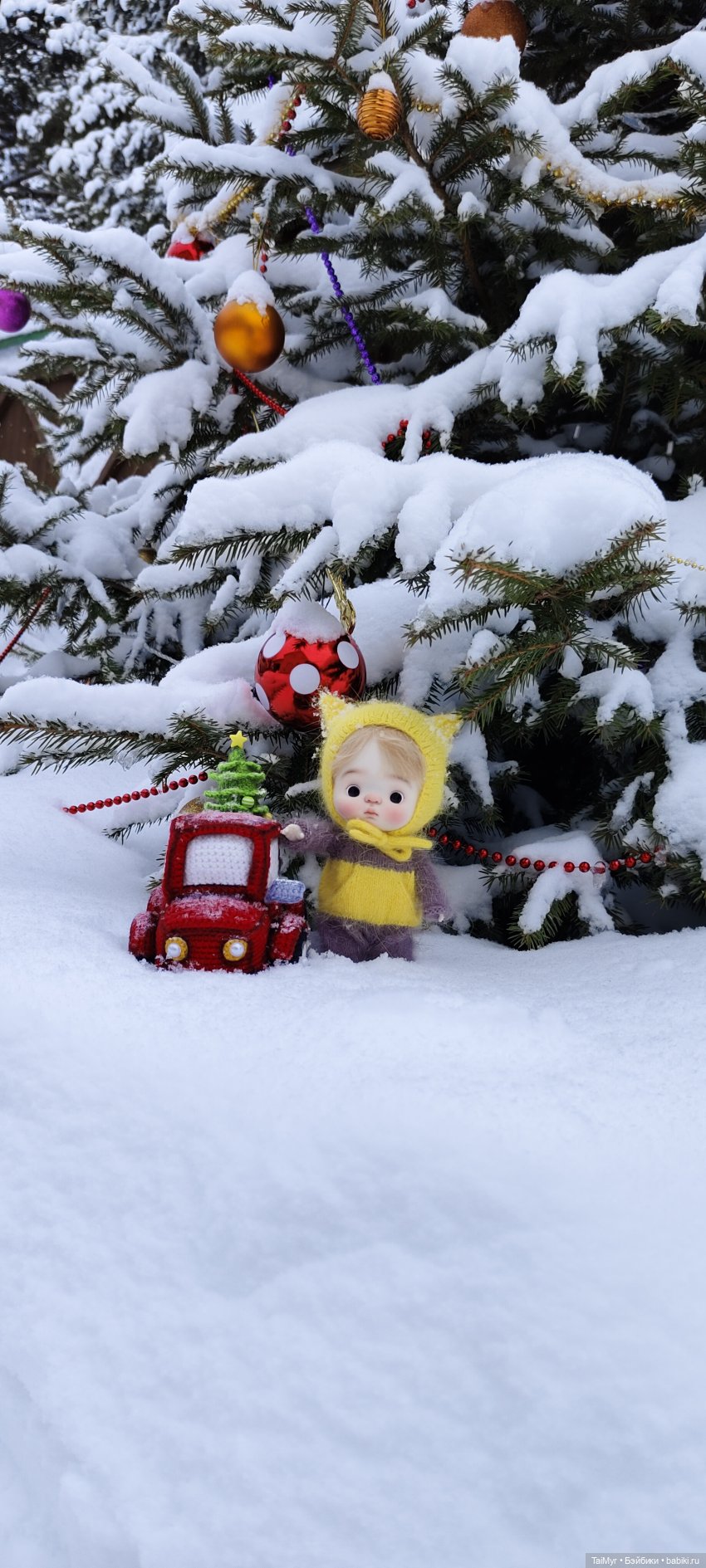 Зимняя прогулка — Куклы Qbaby (Кьюбейби) Rodgerdoll: для тела Ob11 (фото 8)