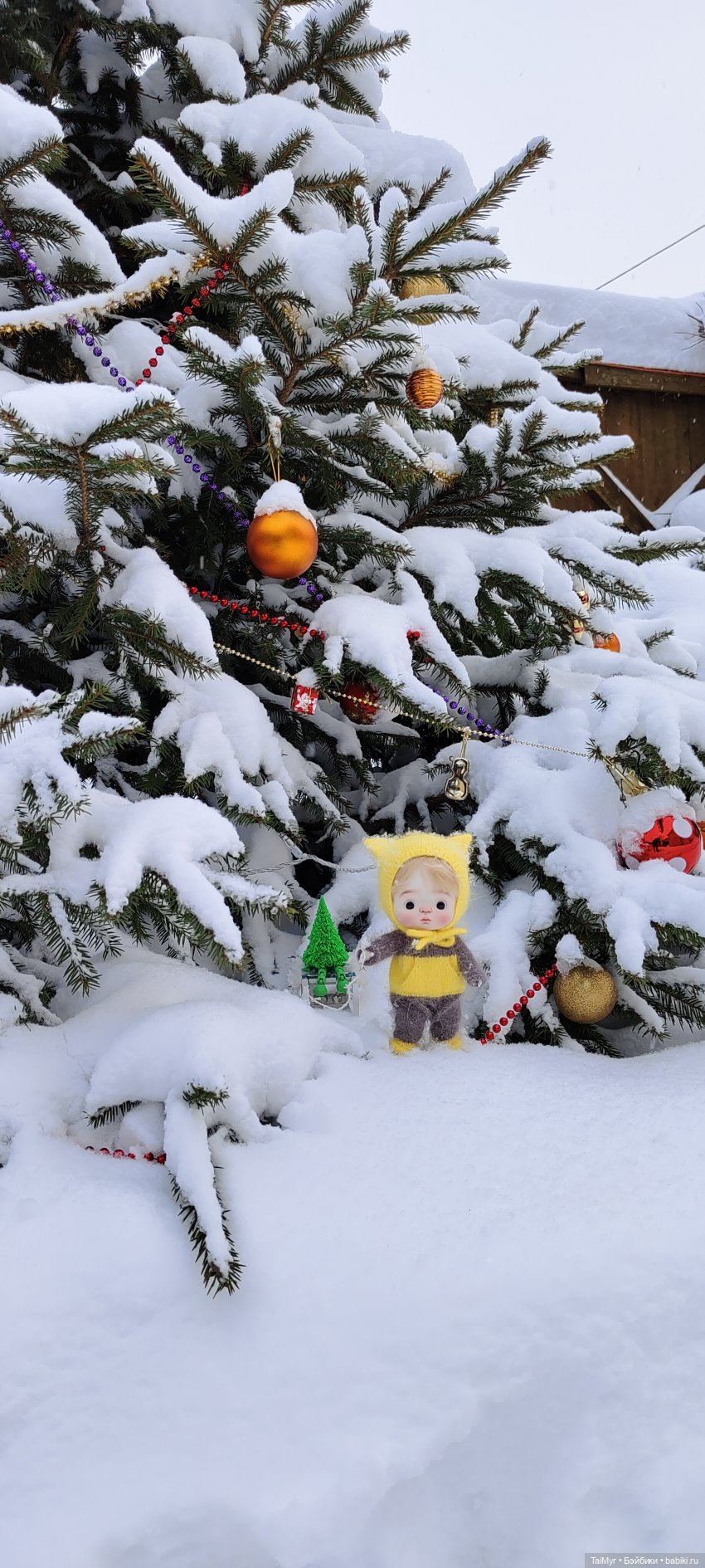 Зимняя прогулка — Куклы Qbaby (Кьюбейби) Rodgerdoll: для тела Ob11 (фото 6)