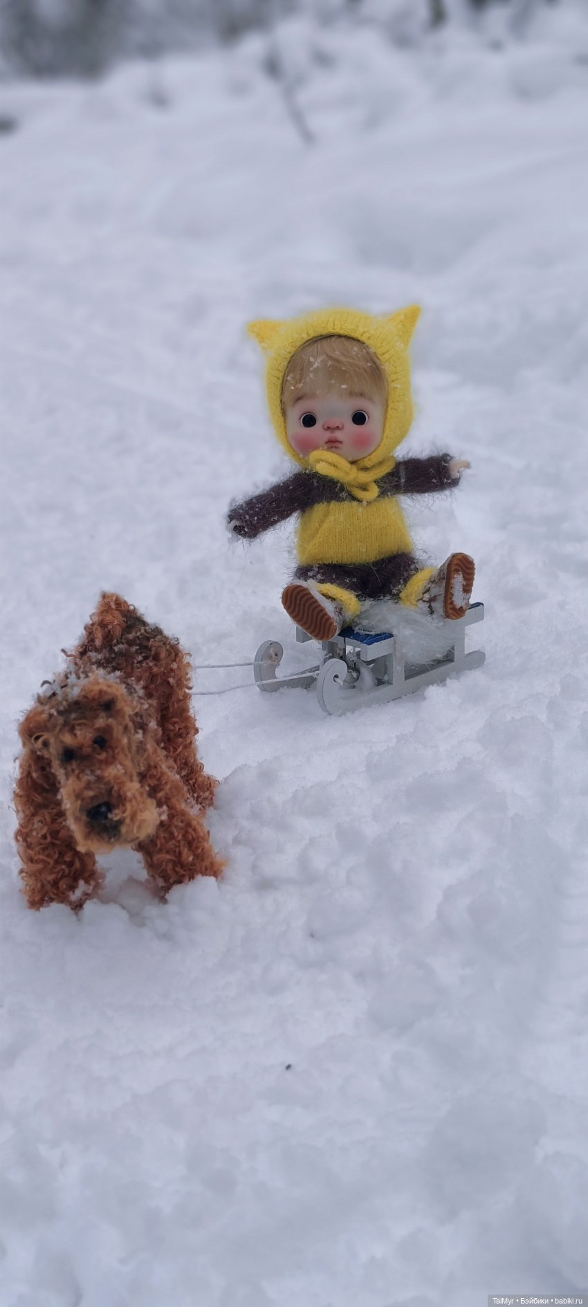 Зимняя прогулка — Куклы Qbaby (Кьюбейби) Rodgerdoll: для тела Ob11