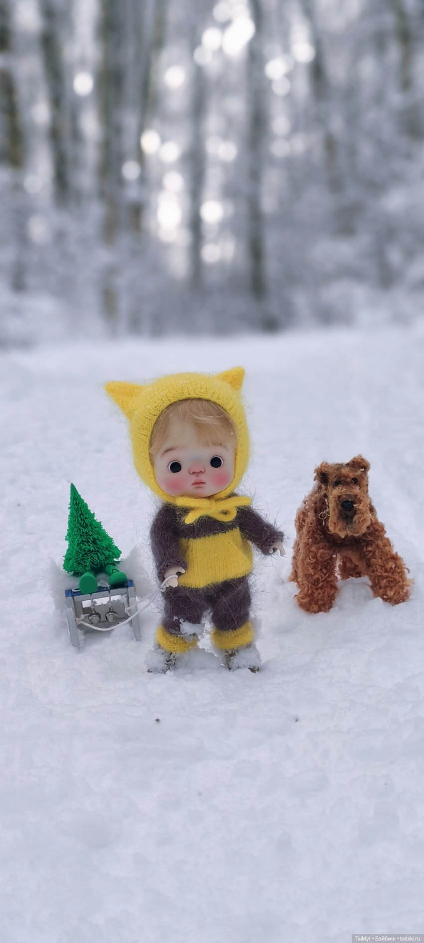 Зимняя прогулка — Куклы Qbaby (Кьюбейби) Rodgerdoll: для тела Ob11