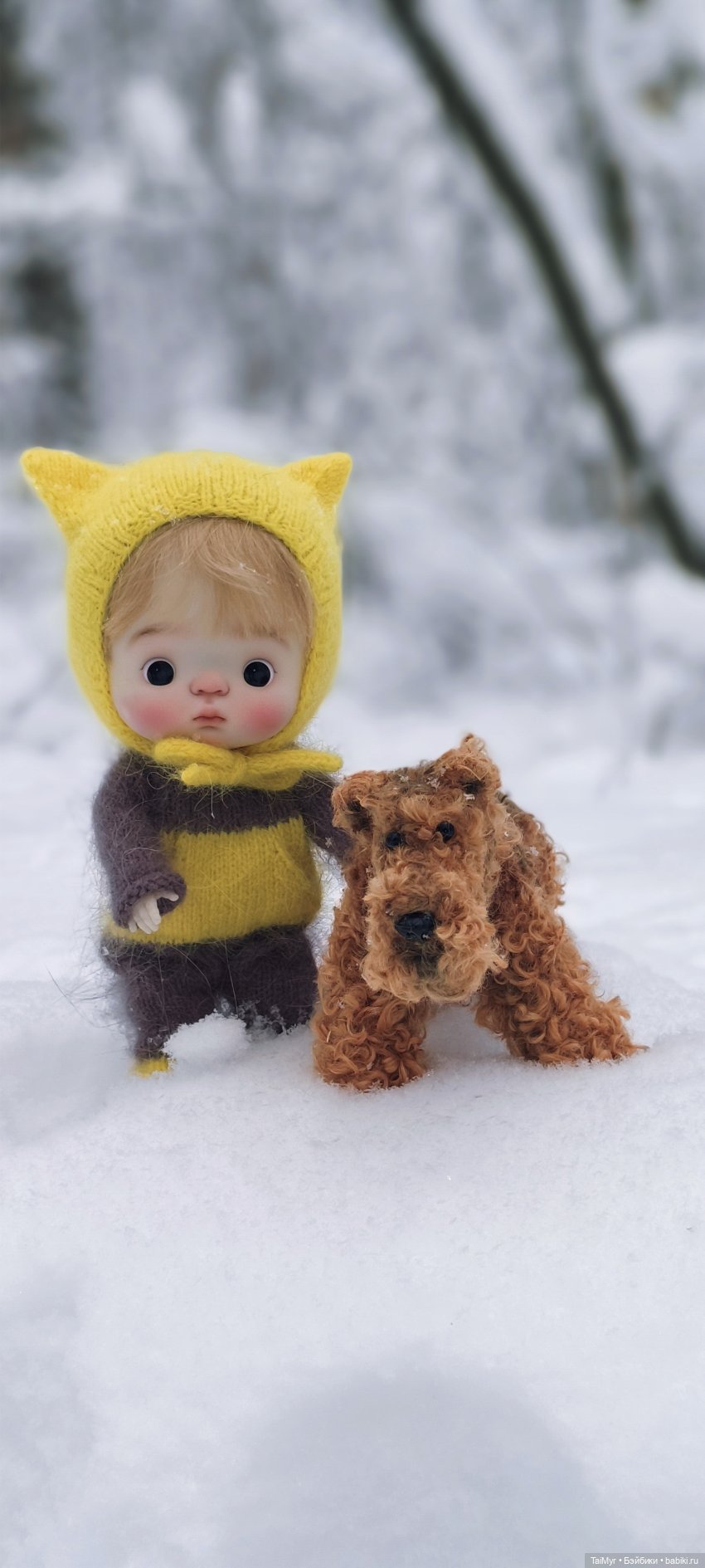 Зимняя прогулка — Куклы Qbaby (Кьюбейби) Rodgerdoll: для тела Ob11