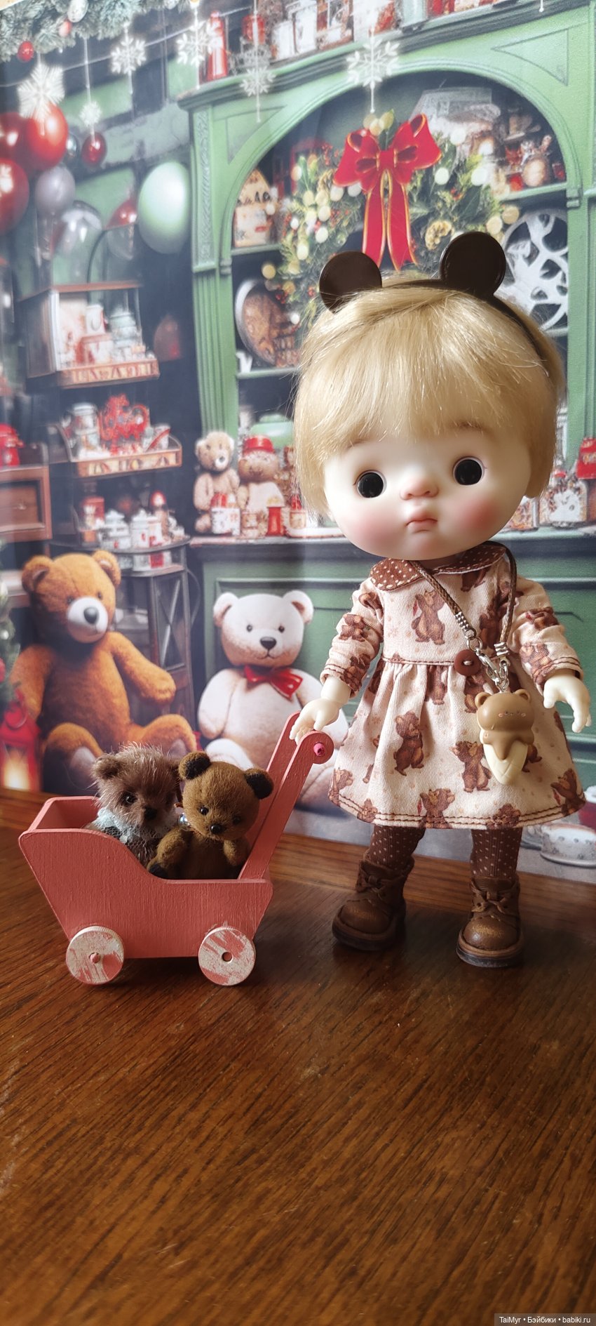 Любимые мишки — Куклы Qbaby (Кьюбейби) Rodgerdoll: для тела Ob11 (фото 4)