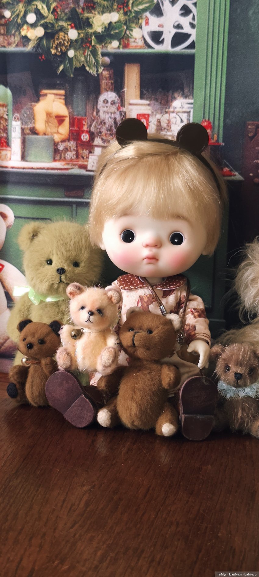 Любимые мишки — Куклы Qbaby (Кьюбейби) Rodgerdoll: для тела Ob11 (фото 3)