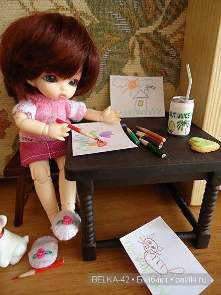 Маленькая художница — Куклы Fairyland (ФэйриЛэнд): BJD (БЖД) (фото 2)