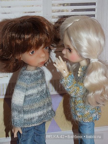 Двое из ларца-не одинаковые с лица. Мои детки от F&B doll studio (фото 8)