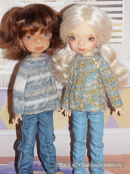 Двое из ларца-не одинаковые с лица. Мои детки от F&B doll studio (фото 6)