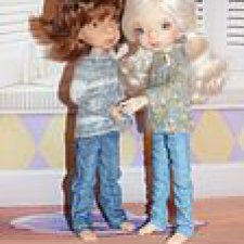 Двое из ларца-не одинаковые с лица. Мои детки от F&B doll studio