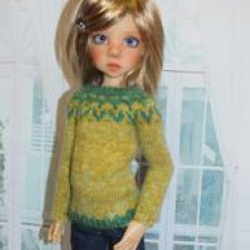 Осенний свитер для Мисси. Missy Kaye Wiggs