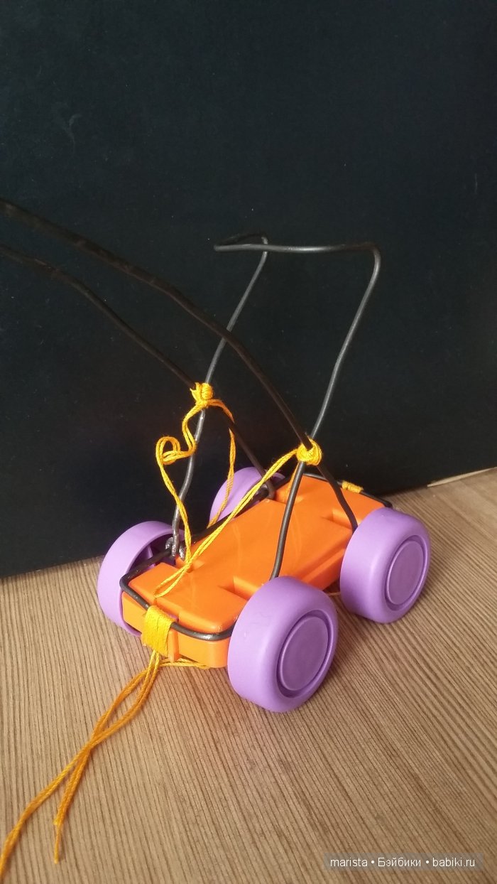 Коляска для куклы — Аксессуары для кукол своими руками: идеи (фото 7)