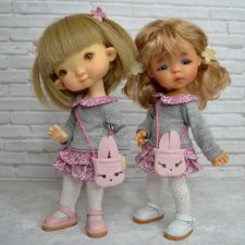 Платья с сумочками-зайками  для Twinkles Meadow dolls, Irrealdoll