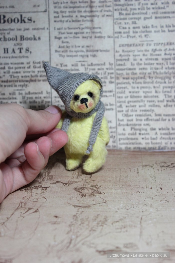 Желточек... Мишка тедди — Авторские мишки Тедди и друзья: фото (фото 3)