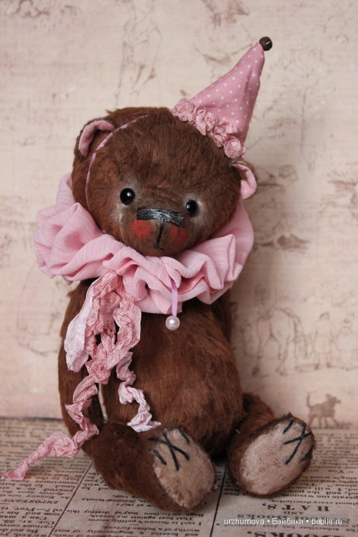 Шоколадный десерт... Игрушка ручной работы мишка тедди (фото 3)