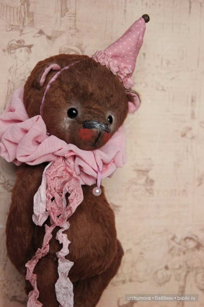 Шоколадный десерт... Игрушка ручной работы мишка тедди (фото 5)