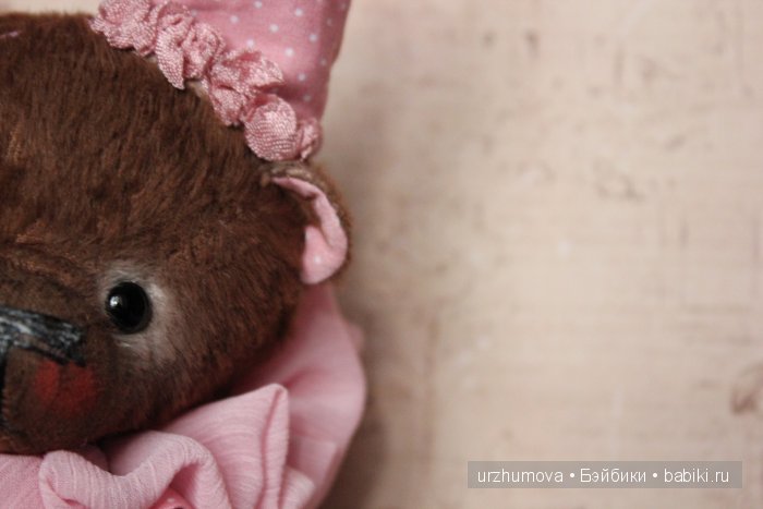 Шоколадный десерт... Игрушка ручной работы мишка тедди (фото 4)