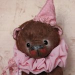 Шоколадный десерт... Игрушка ручной работы мишка тедди