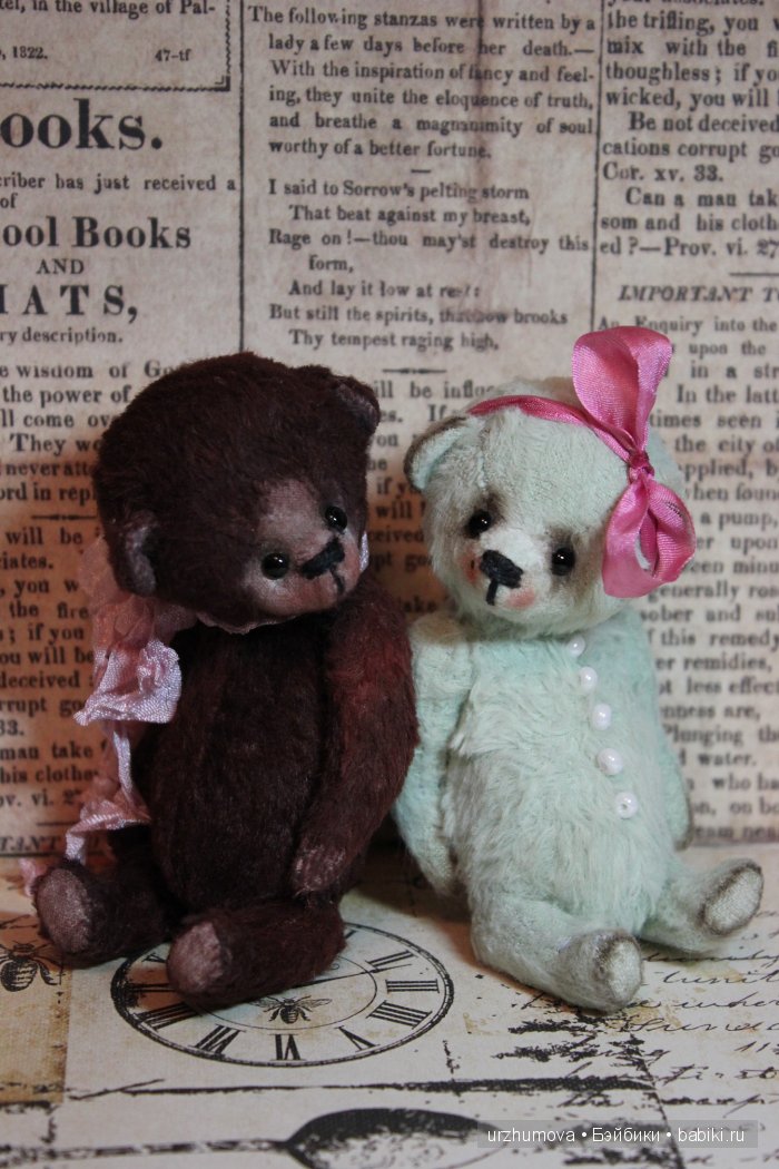 Маша и Витя. Мишки тедди — Авторские мишки Тедди и друзья: фото