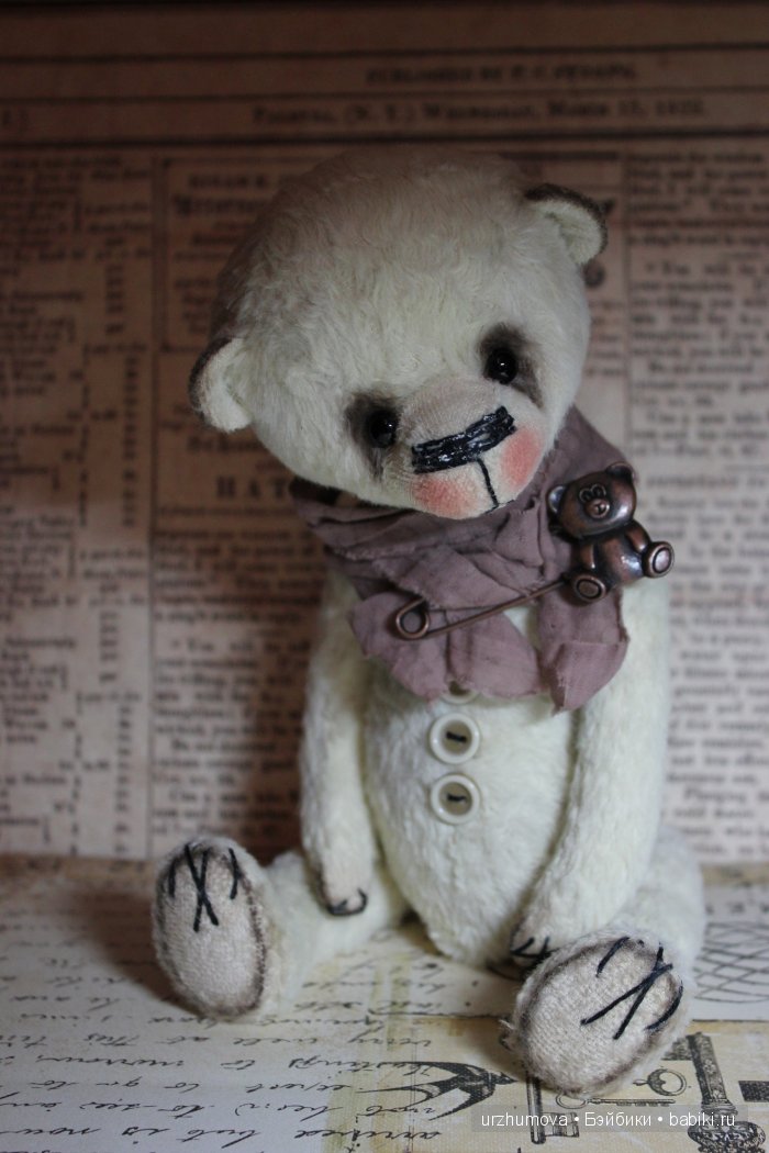 Ванильный мишка тедди — Авторские мишки Тедди и друзья: фото