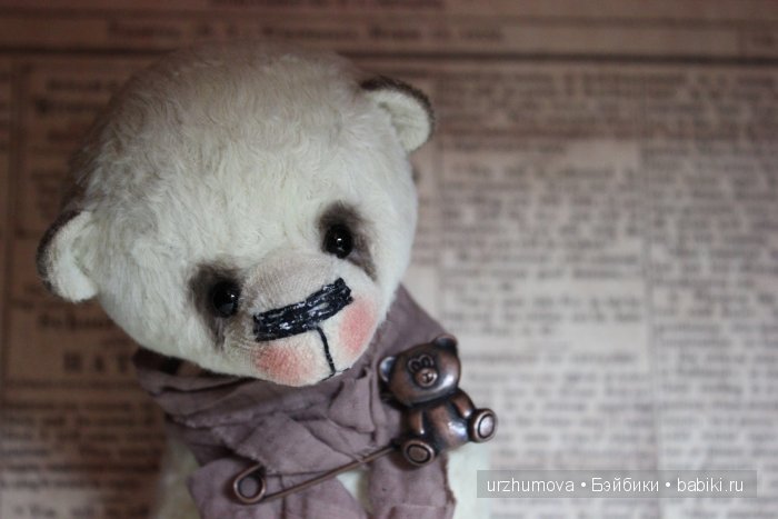 Ванильный мишка тедди — Авторские мишки Тедди и друзья: фото (фото 2)