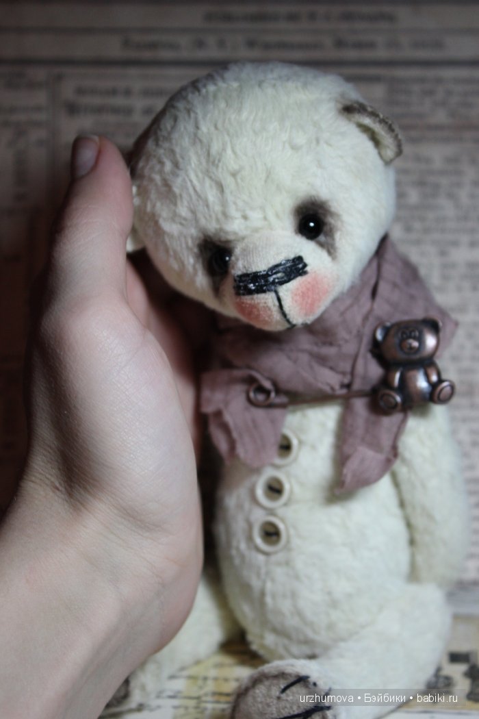Ванильный мишка тедди — Авторские мишки Тедди и друзья: фото (фото 5)