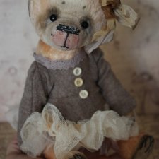 Лиза - мишка тедди ручной работы