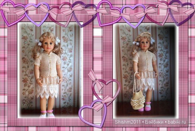 Маленькая леди - вязание — Одежда и обувь для кукол своими руками: фото (фото 6)