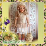 Маленькая леди - вязание