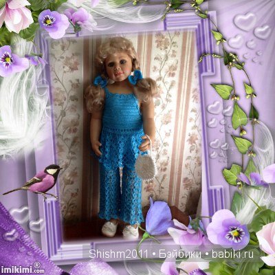 Комплект "Виктория". Вязаные комплекты для кукол (фото 3)