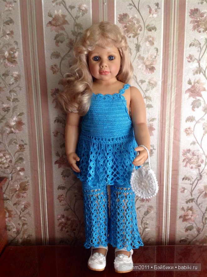 Комплект "Виктория". Вязаные комплекты для кукол (фото 4)