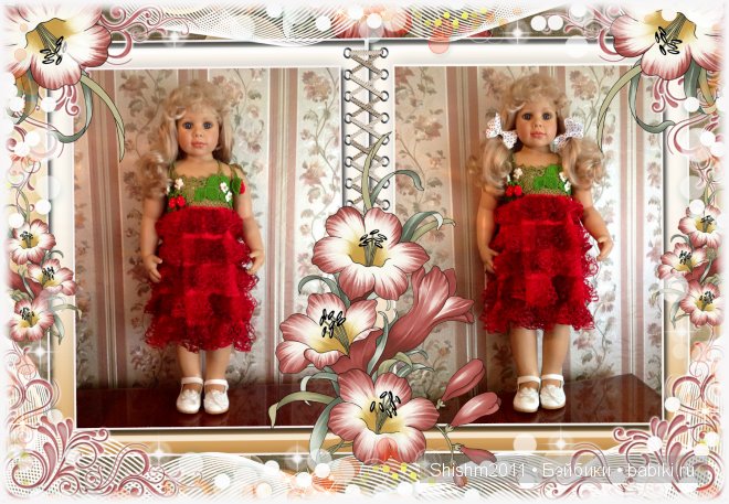 "Клубничка" — Одежда и обувь для кукол своими руками: фото (фото 8)